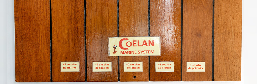 stades des couches de vernis Coelan